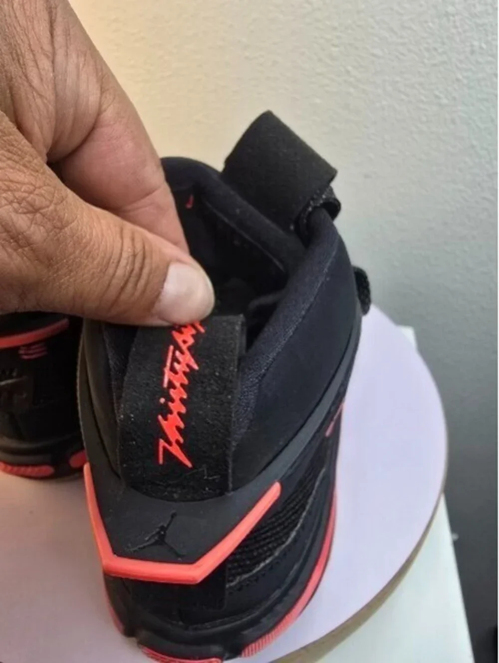 Size 8 - Air Jordan 36 Black Infrared